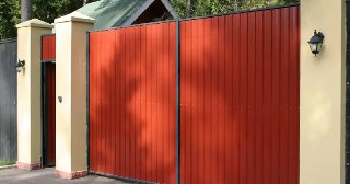 Купить ворота из профнастила Кыштым, цена от 4150 руб.